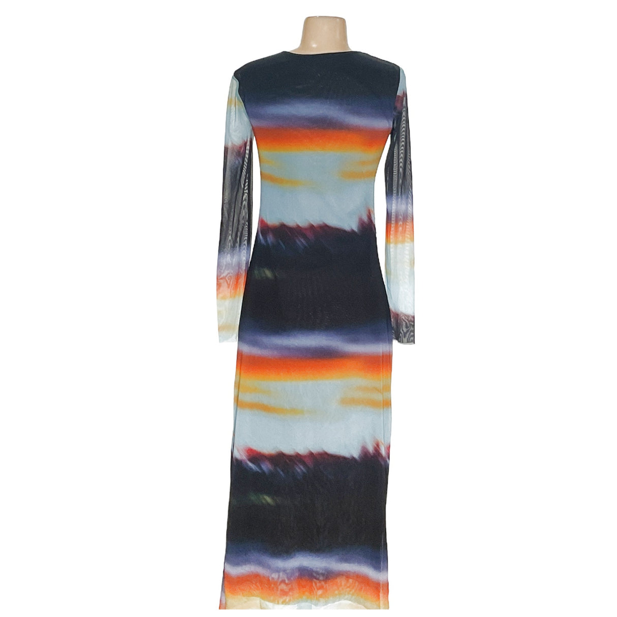 ZARA Multicolor Graphic Bodycon Dress - Women's M