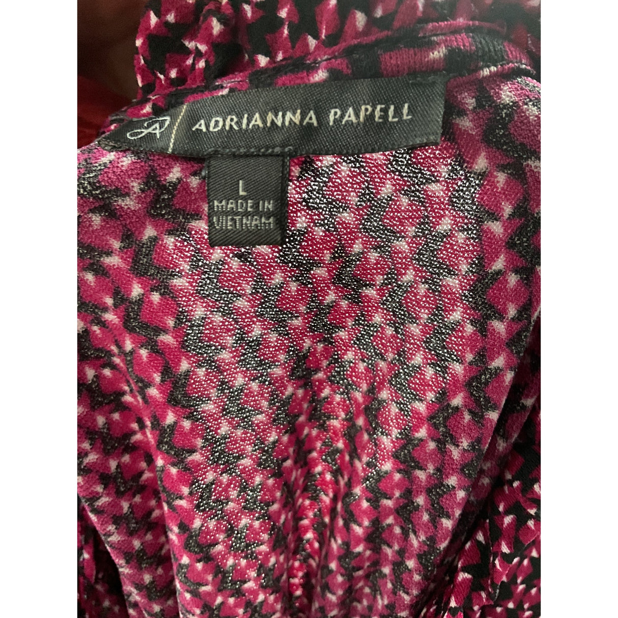 NEW Adrianna Papell Multicolor L Blouse