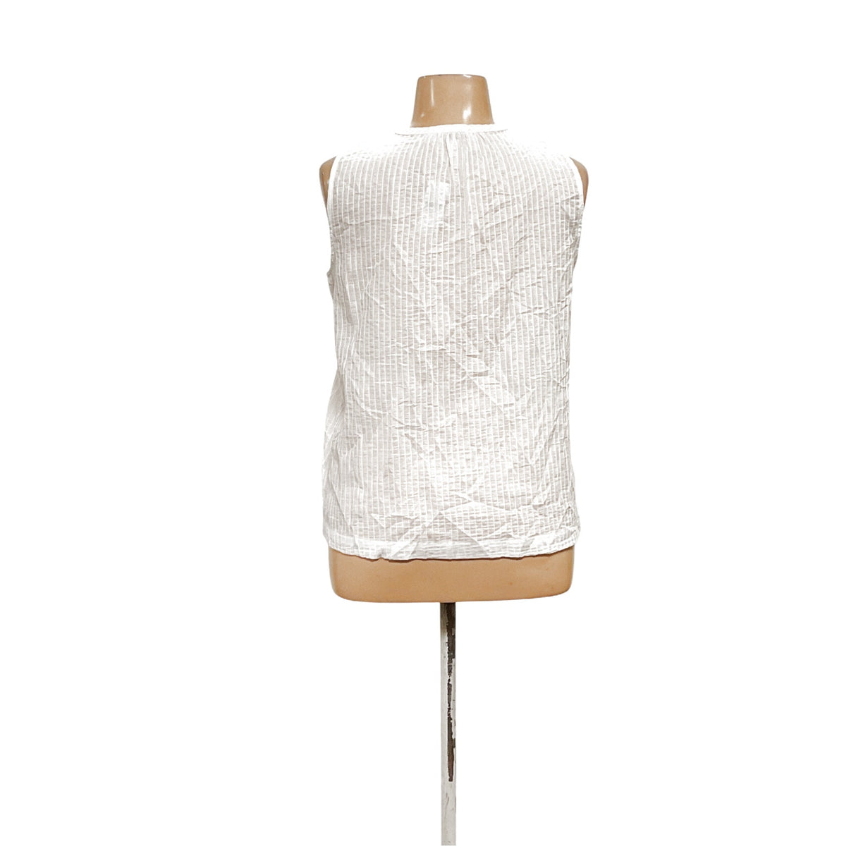 LOFT White Cotton Blouse - Women's Size L