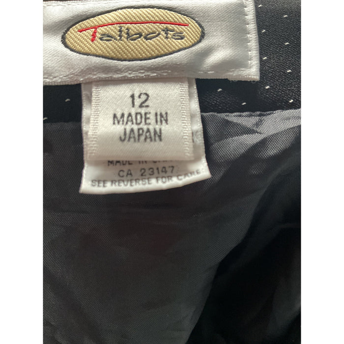 Talbots Black Mini Skirt, Size 12