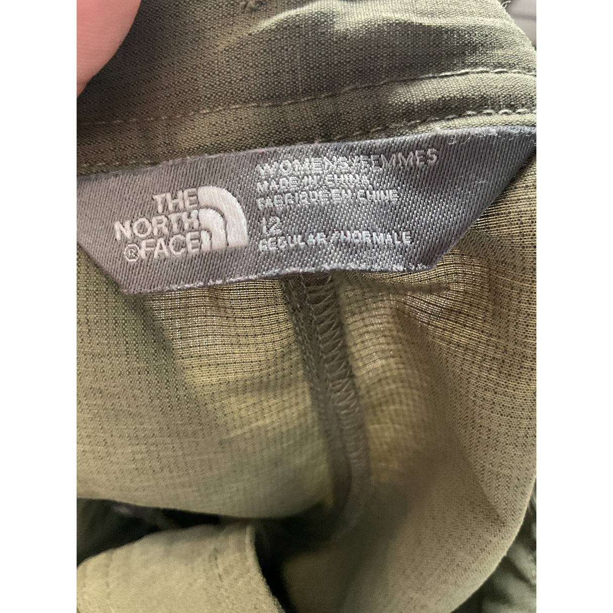 TNF Green Chino Shorts, Size 12