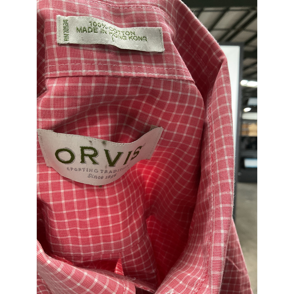 Orvis Multicolor Dress Shirt, Men's L