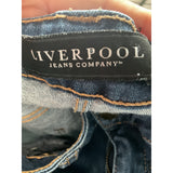 LIVERPOOL Blue Straight Jeans, Size 2/28