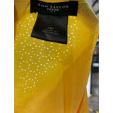 Ann Taylor Women's Yellow Polyester Blouse MP Size