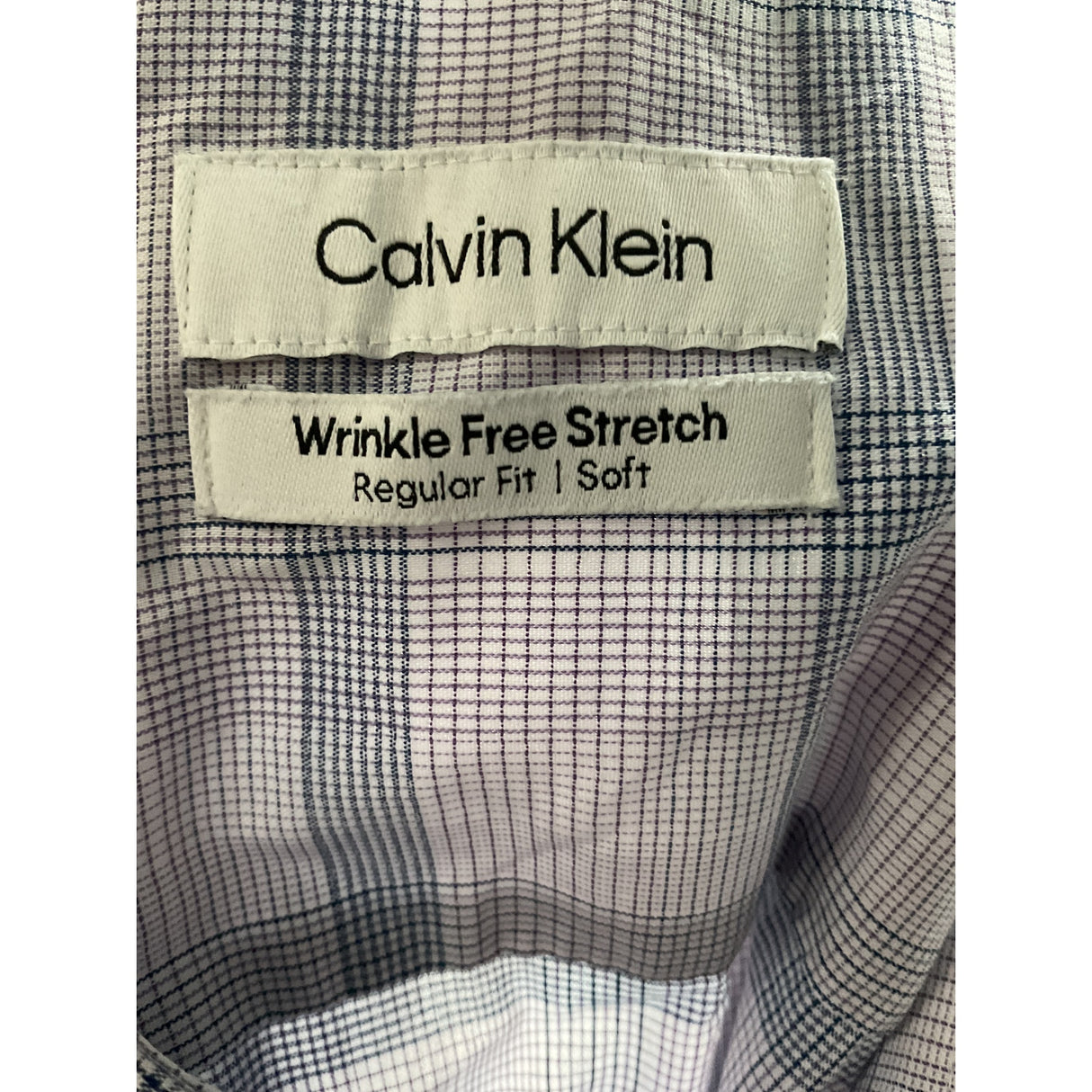 Calvin Klein Men's Plaid Dress Shirt