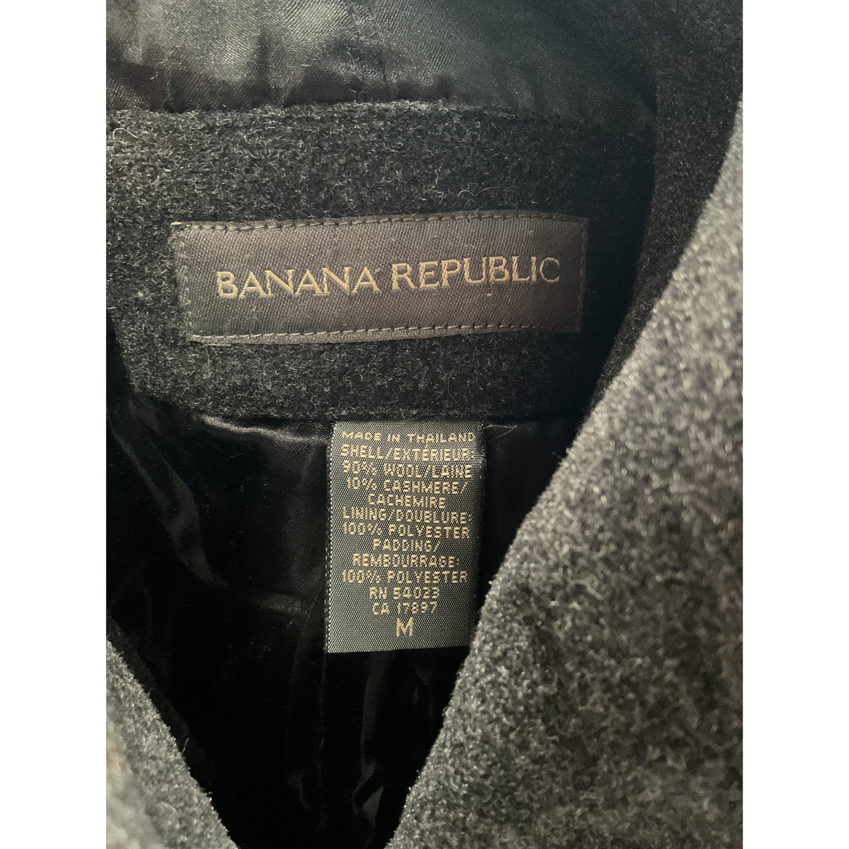 Banana Republic Black Wool Jacket - Men's M