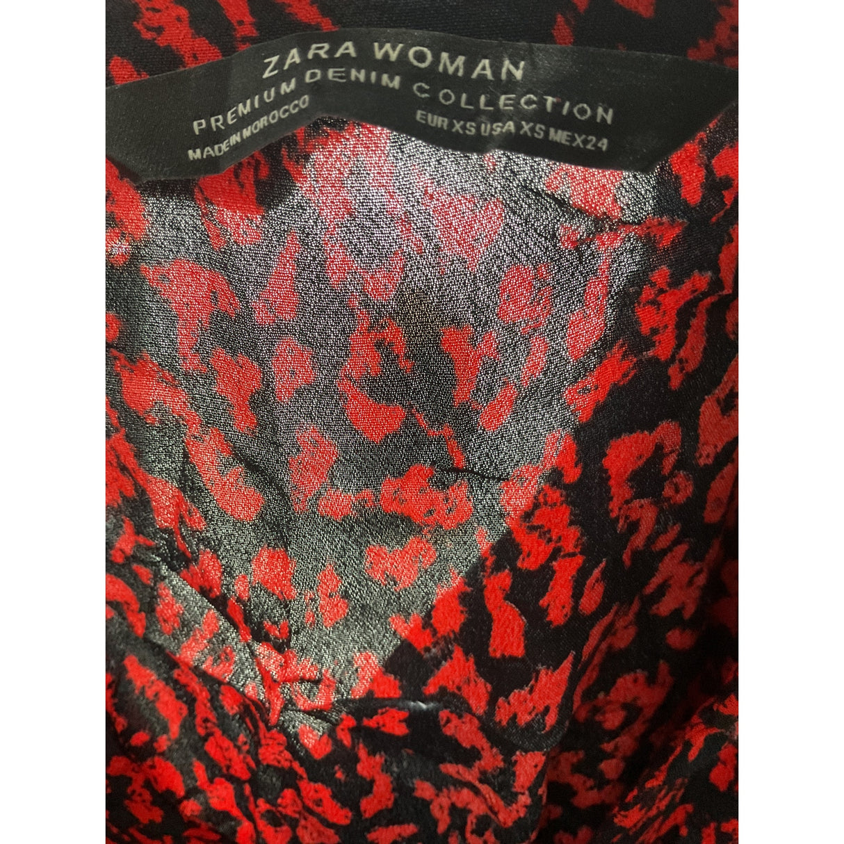 ZARA Multicolor Graphic Print Blouse