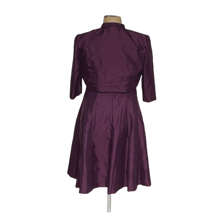 R&M Richards A-Line Dress - Purple, Size 14