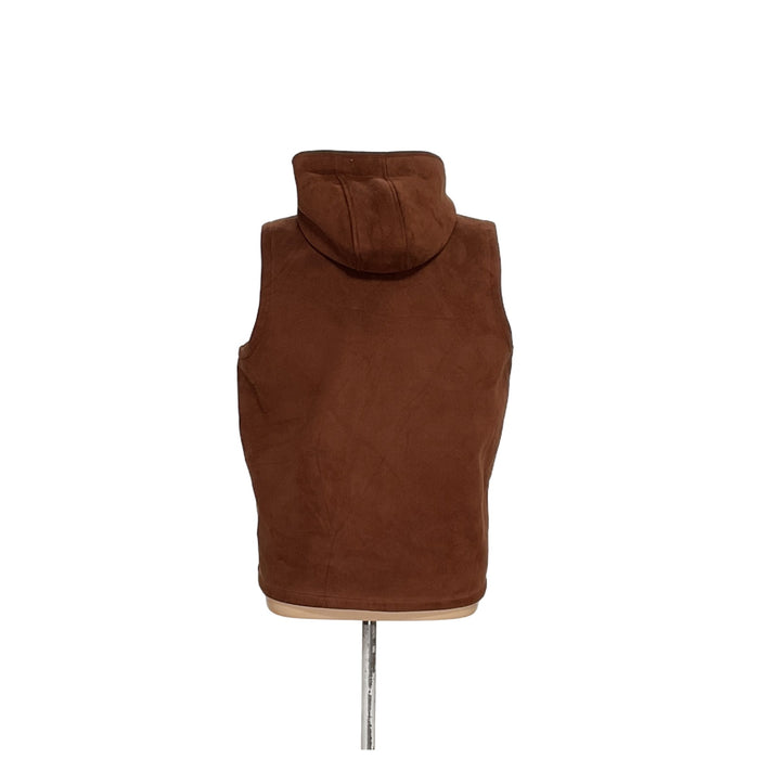 RALPH LAUREN Plus Size Brown Vest