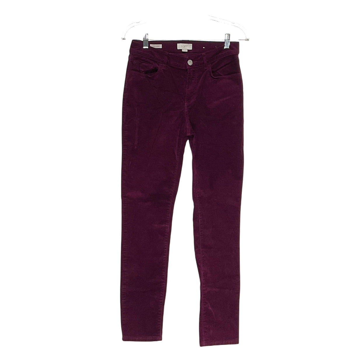 LOFT Purple Skinny Corduroy Pants - Women's Size 2