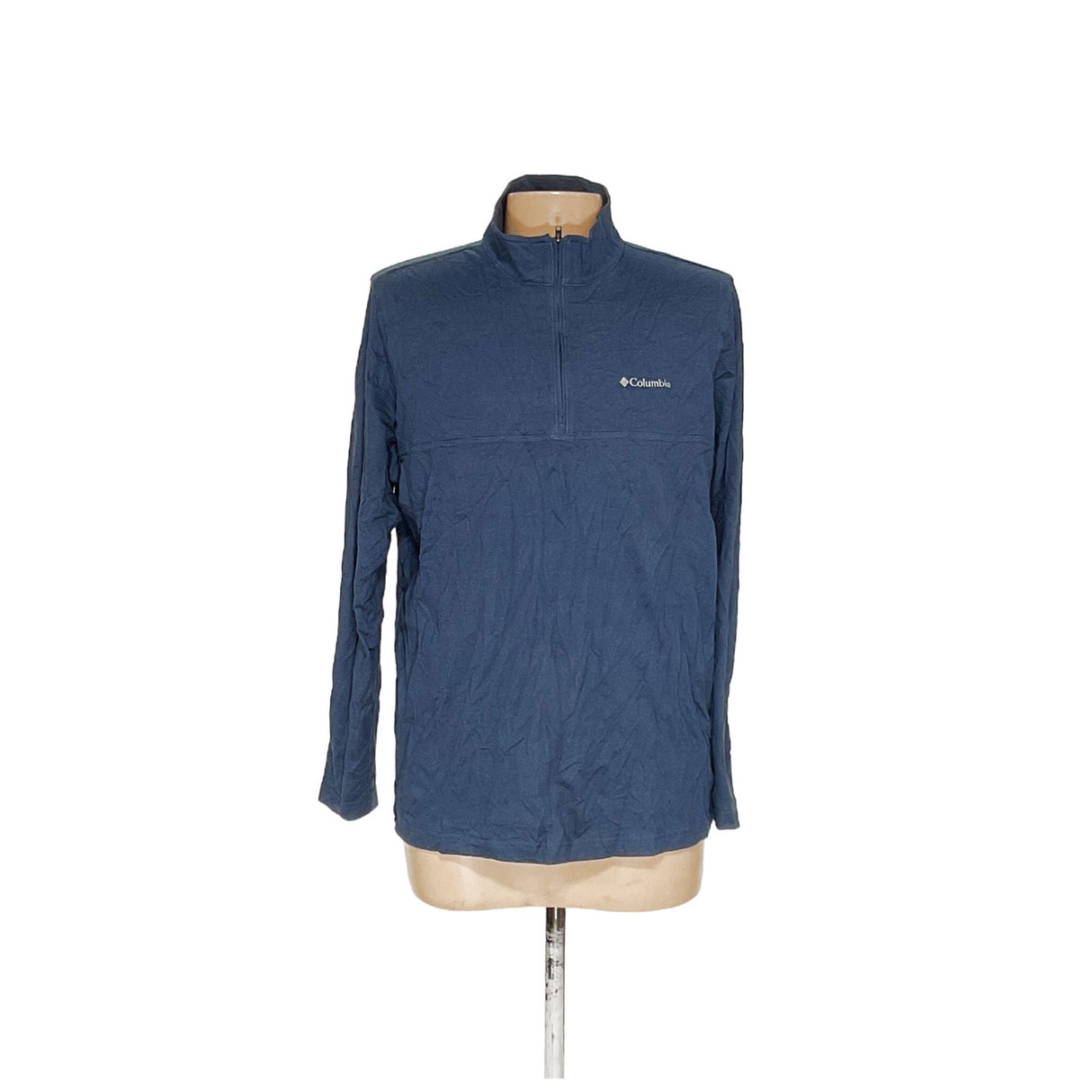 Columbia Blue Men's Henley Sweater - LG