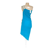 BEBE Blue Bodycon Midi Dress - Women's XS