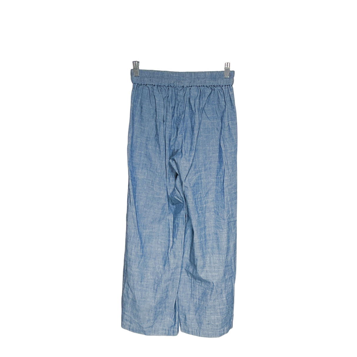 J. Crew Blue Chambray Capri Pants, Women's Size 00