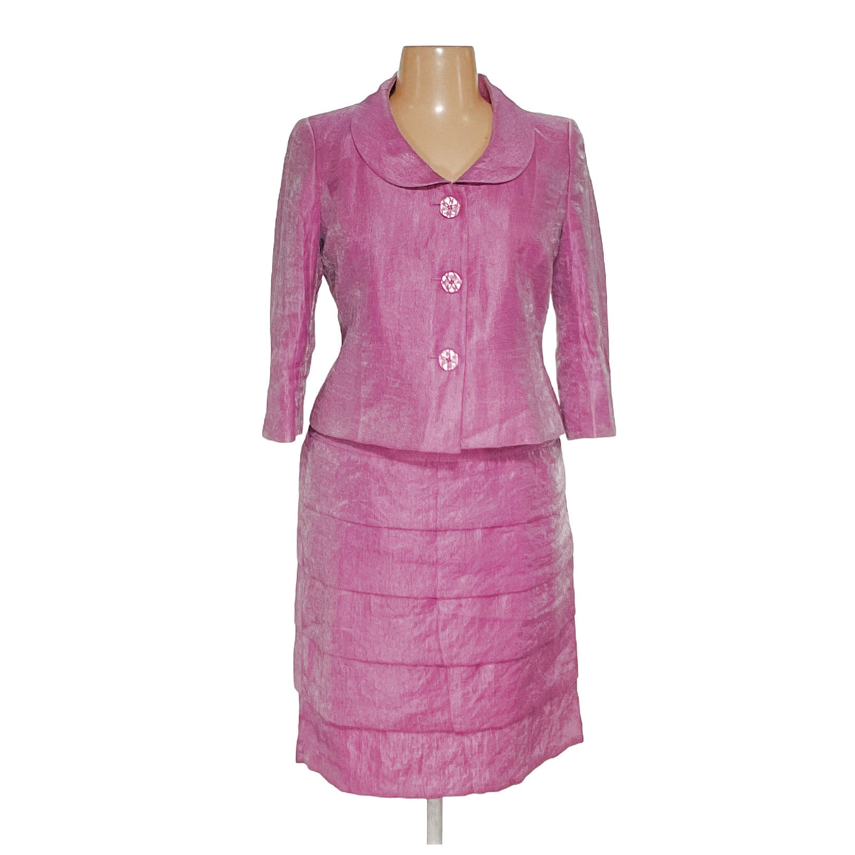 Kasper Pink Spring/Summer Women's Outfit Set - Size 14P