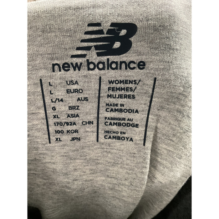 New Balance Gray Cotton Sweatshirt