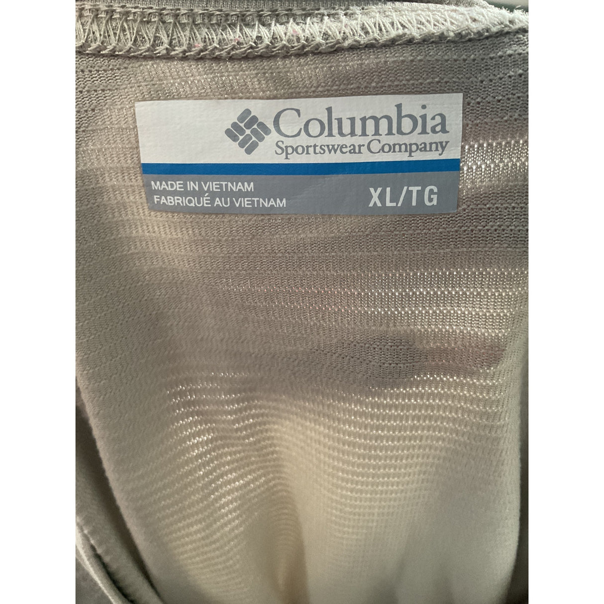 Columbia Beige XL Polyester T-Shirt for Men