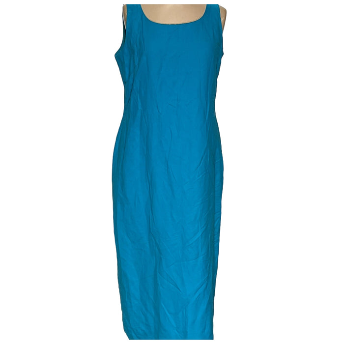 Jessica Howard Long Blue Shift Dress