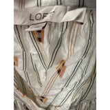LOFT White 100% Cotton S Blouse