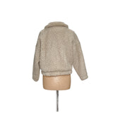 ZARA Beige Full Zip Sweater Women's M