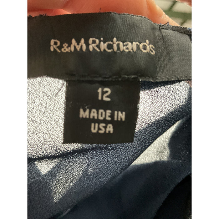 R&M Richards Blue Cardigan Size 12