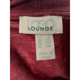 LOGO by Lori Goldstein Red Cardigan - Women's Plus Size 1X