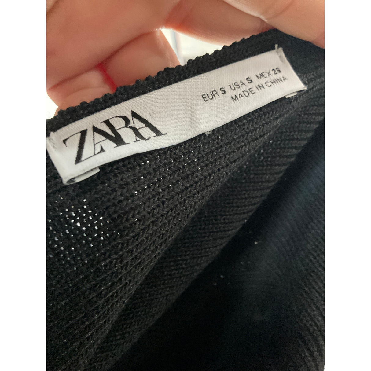 ZARA Black A-Line Long Dress