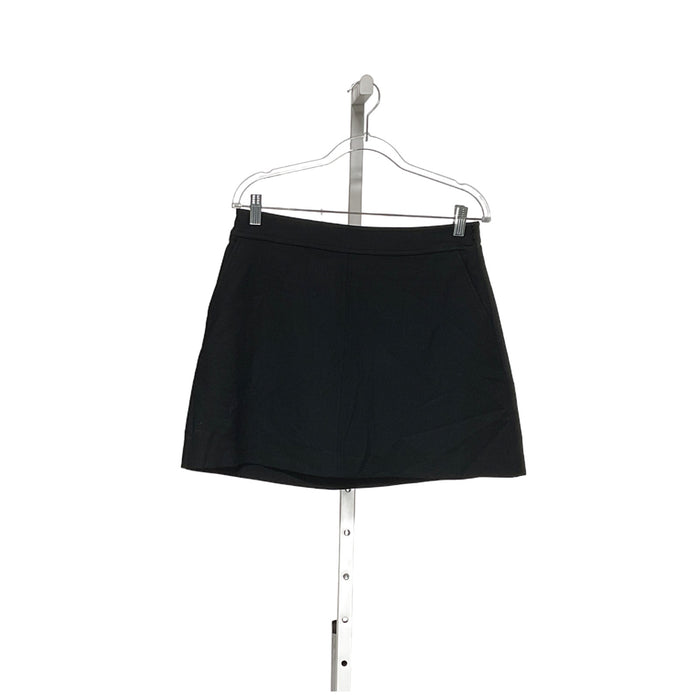 Boden Black Wool Mini Skirt - Size 8