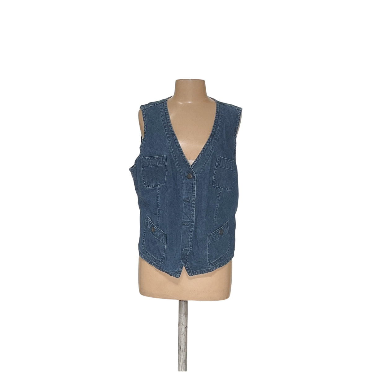 Orvis Blue Cotton Women's Vest XL