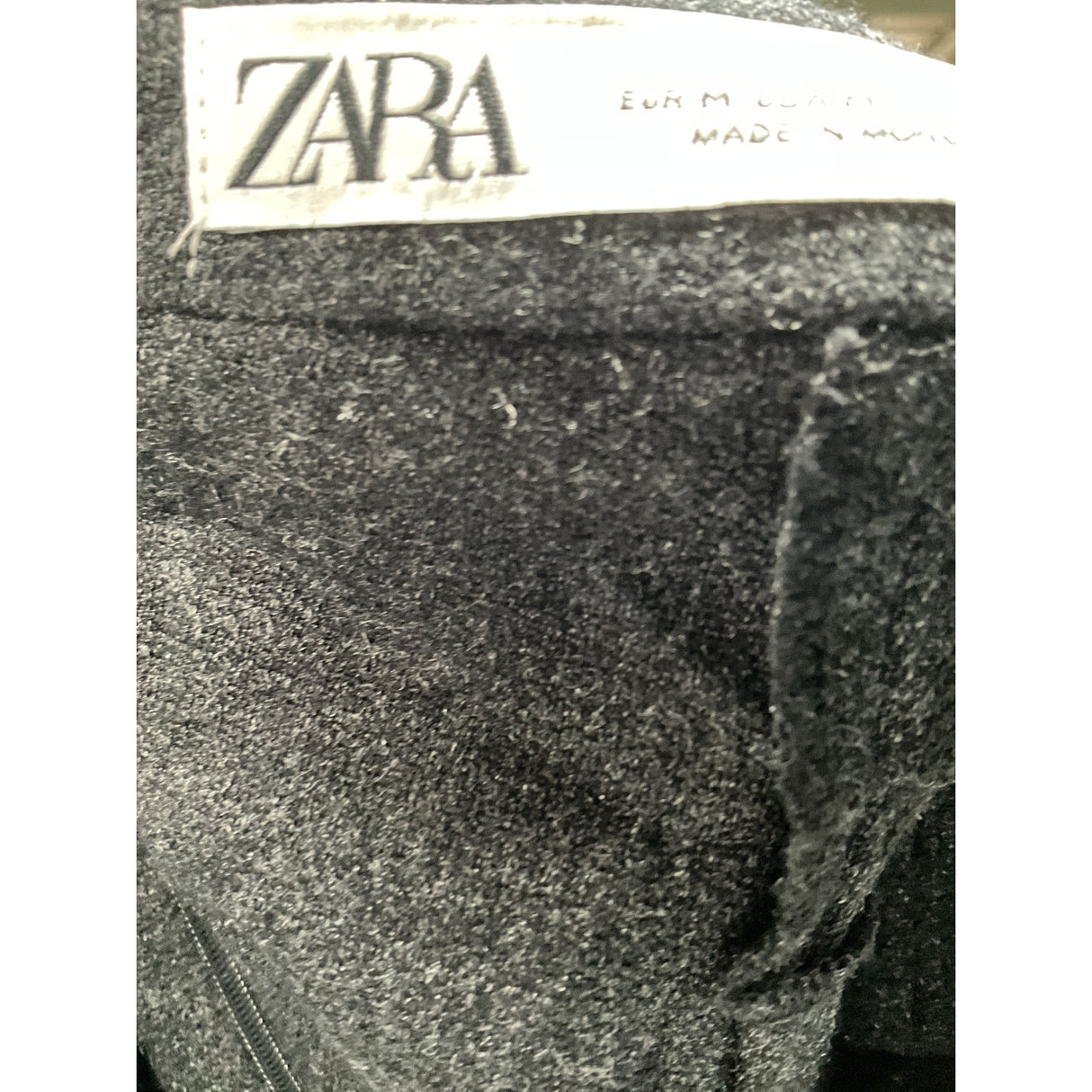 ZARA Black A-Line Skirt M