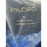 Pilcro Blue Cotton Button-Up Top, XL