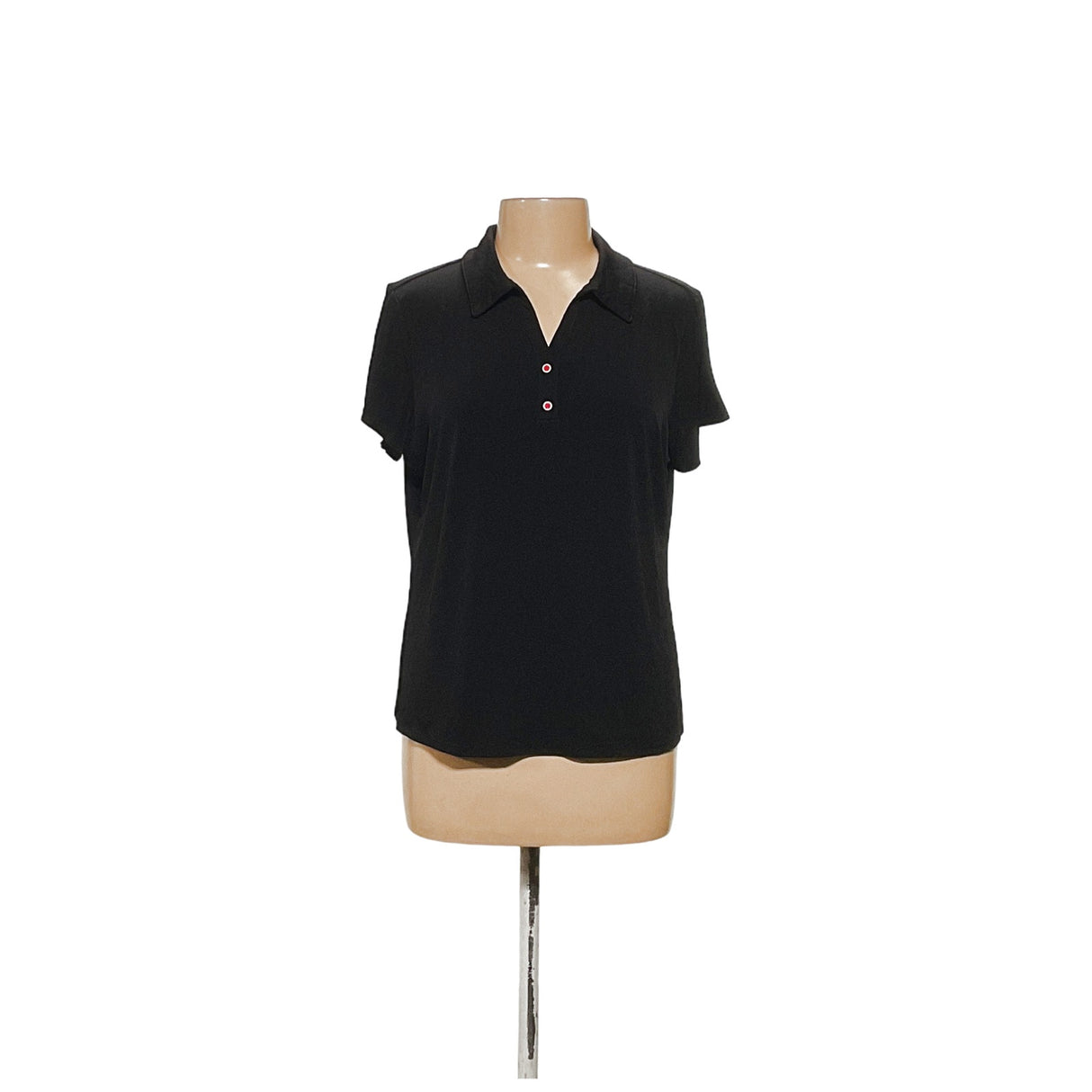 Chico's Women's Black Polo Top - Size 2