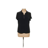 Chico's Women's Black Polo Top - Size 2