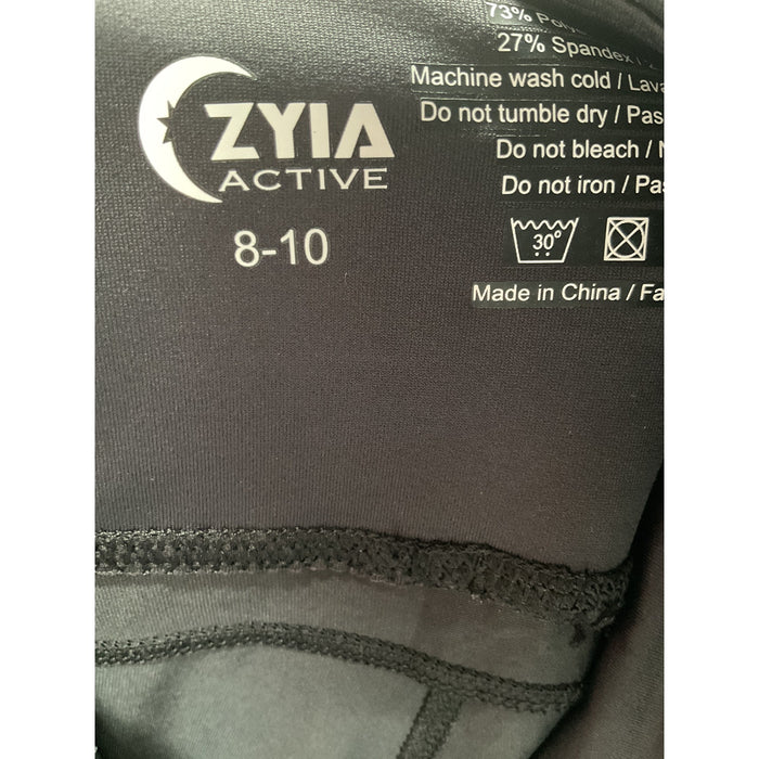 ZYIA Black Women's Ankle Leggings - Size 10