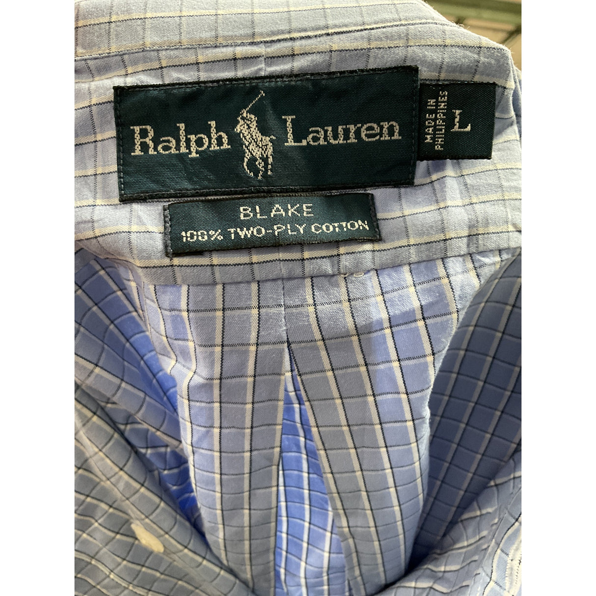 Ralph Lauren Blue Button-Up Shirt