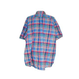 RALPH LAUREN Multicolor Plaid 4TG Short Sleeve Canvas Shirt