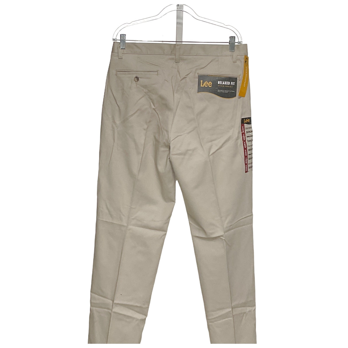 Lee Men's Beige Ankle Pants - Size 33