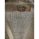 Jessica Simpson White Crochet Sweater - Size S