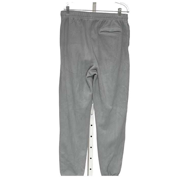 Nike Men's Gray Cotton Sweatpants - Size LG