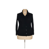 Talbots Black Merino Wool Cardigan - Extra Large Petite