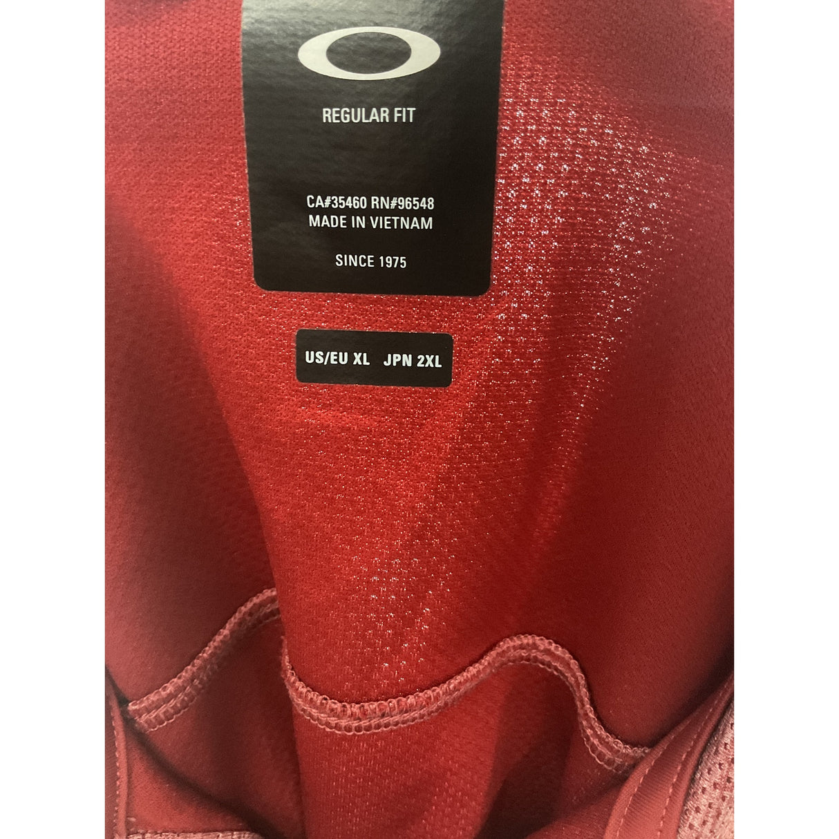 Oakley Red Men's XL Polo