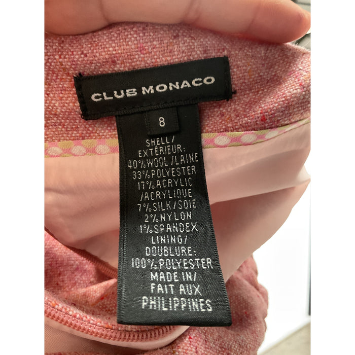 Club Monaco Pink A-Line Midi Dress