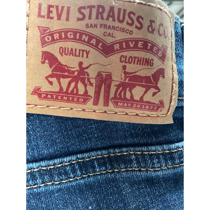 Levi's Blue Women's Ankle Jeans (Size 25)