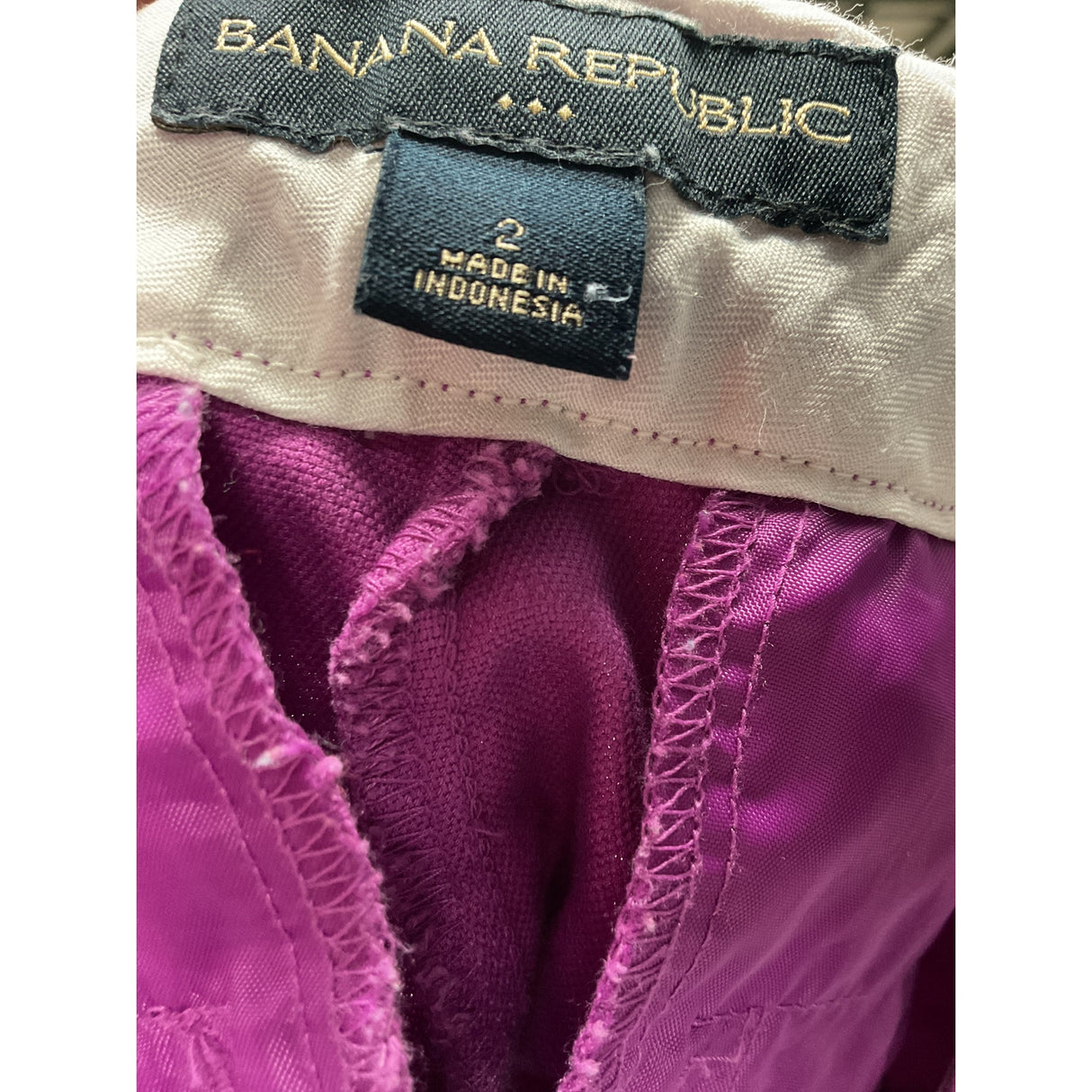 Banana Republic Purple Sailor Shorts - Size 2