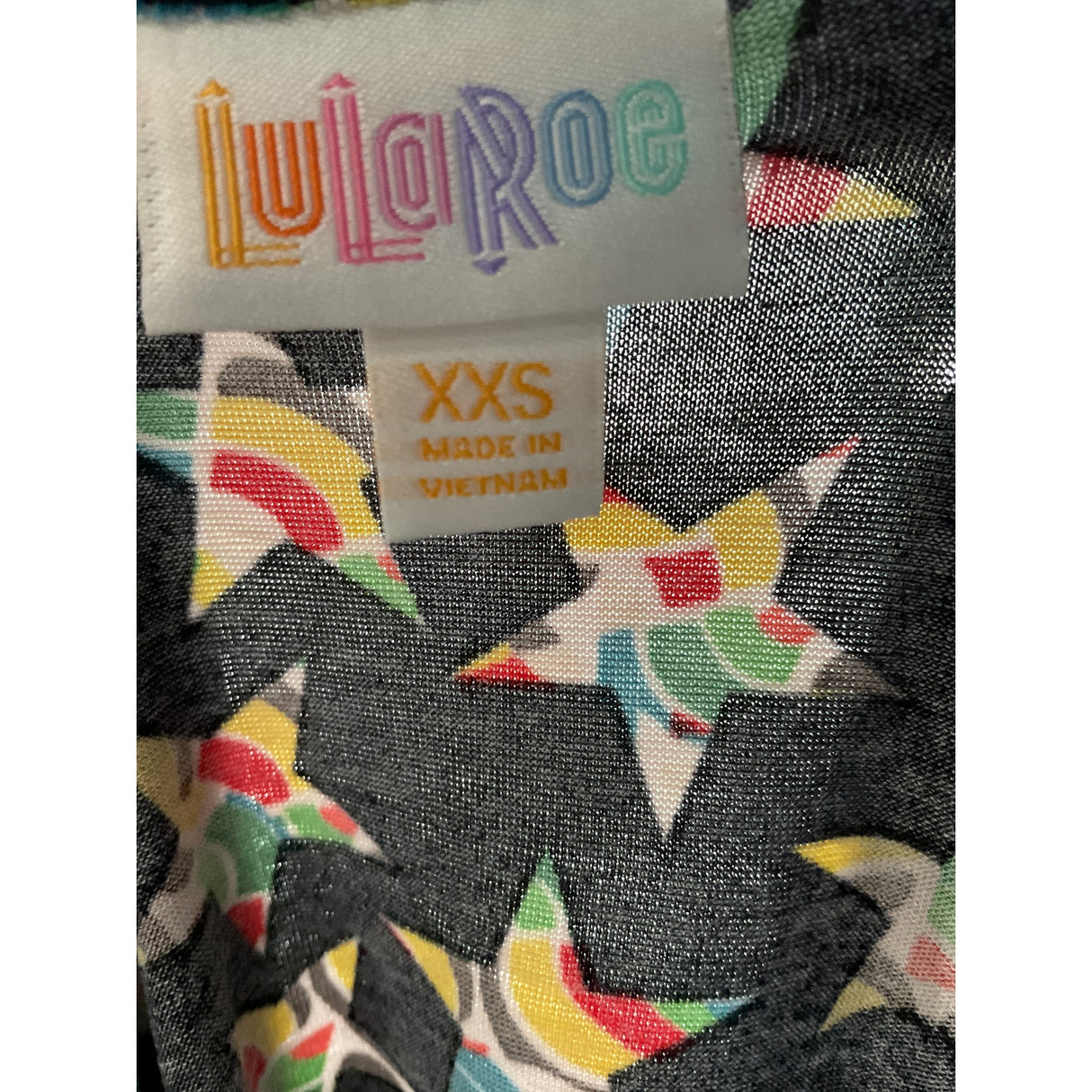 Lularoe Multicolor Star Print Blouse - XXS