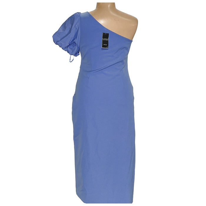 Lauren Ralph Lauren Blue Plus Size A-Line Dress