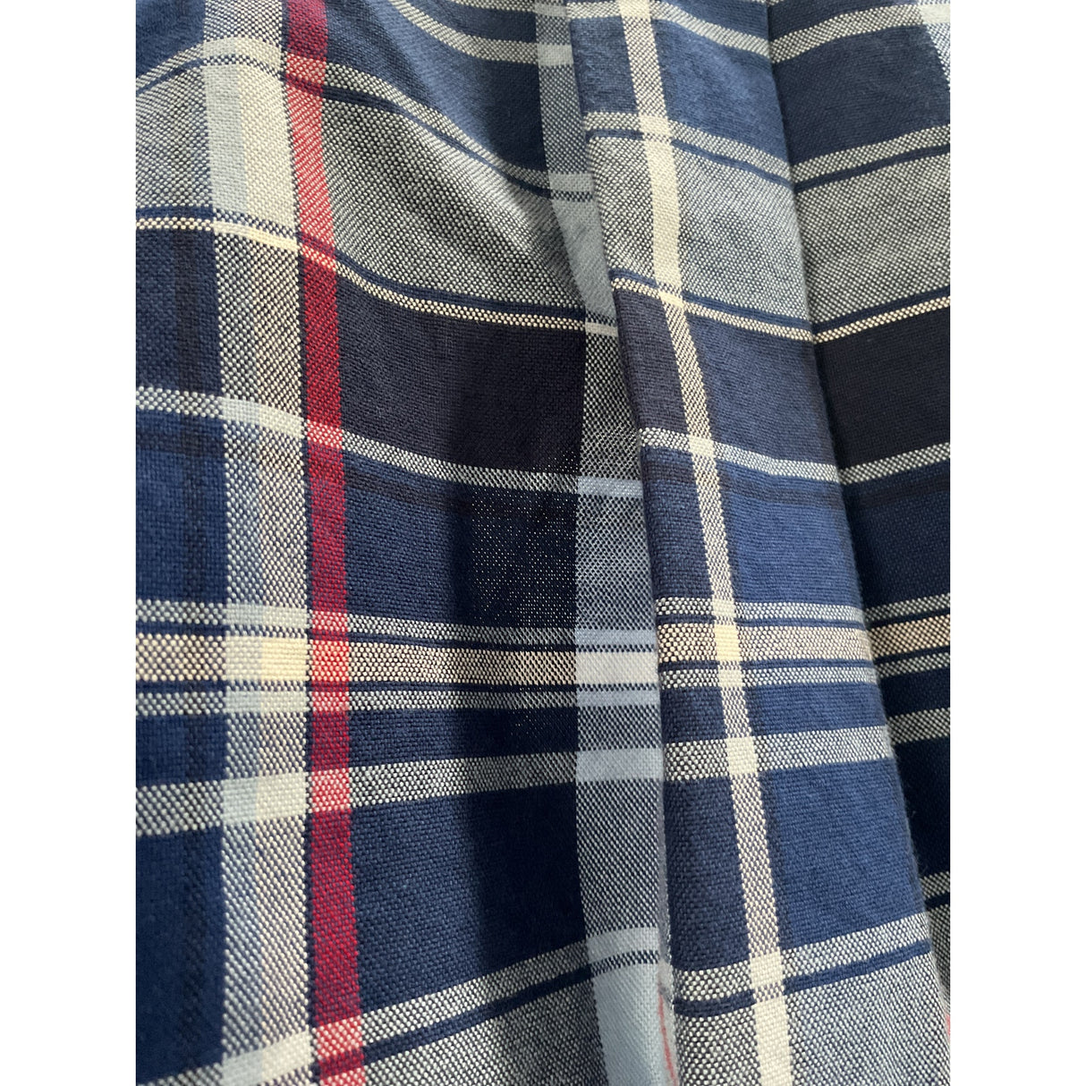 Men's RL Blue Plaid Button-Down