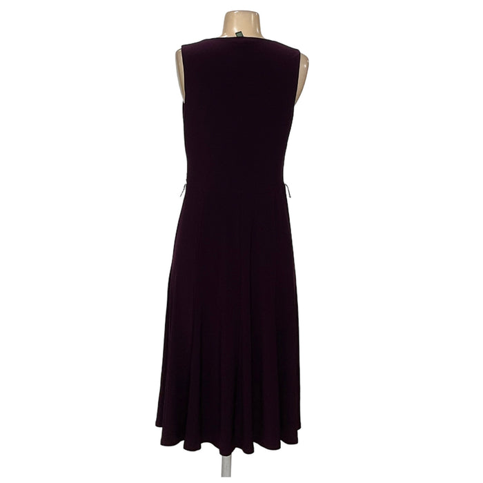 Lauren Ralph Lauren Purple Wrap Dress - Women's Size 6