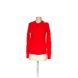 J. Crew Red Cotton Cardigan - S