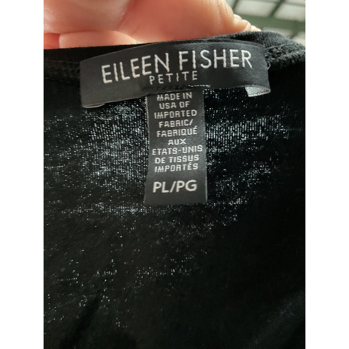 Eileen Fisher Black Cotton Blouse - PL