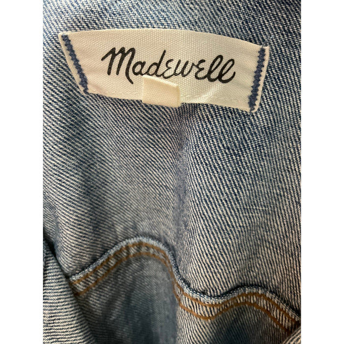 MADEWELL Blue Cotton Basic Jacket (Size S)